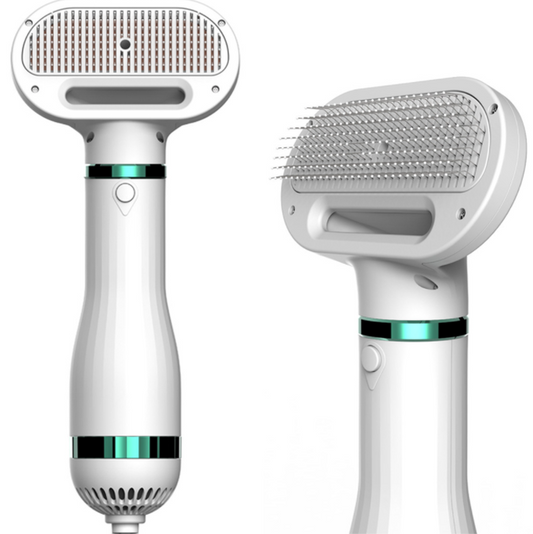 2-in-1 Dog Hair Dryer & Grooming Brush – Faster, Easier Grooming